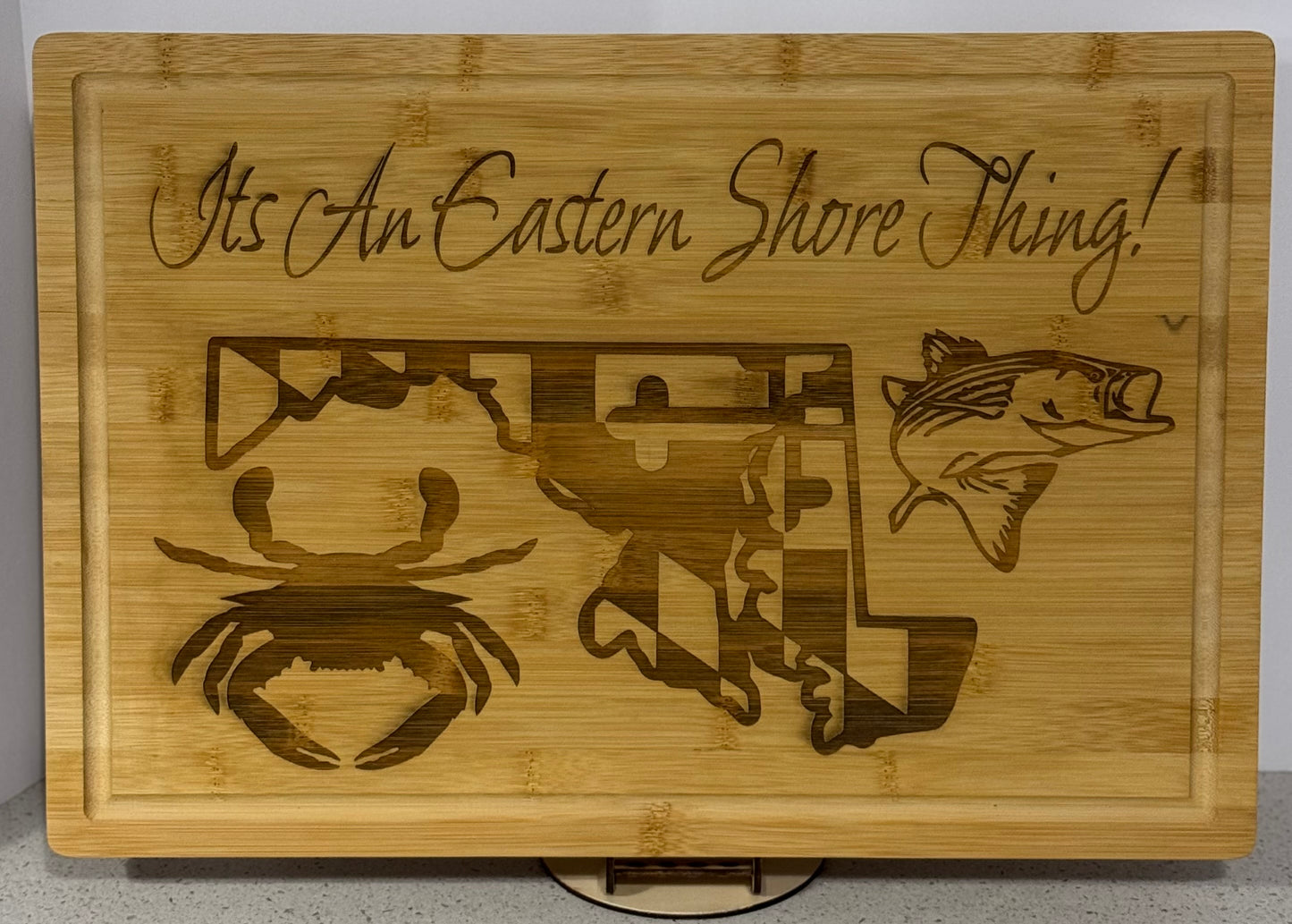 Laser engraved 18in cutting board