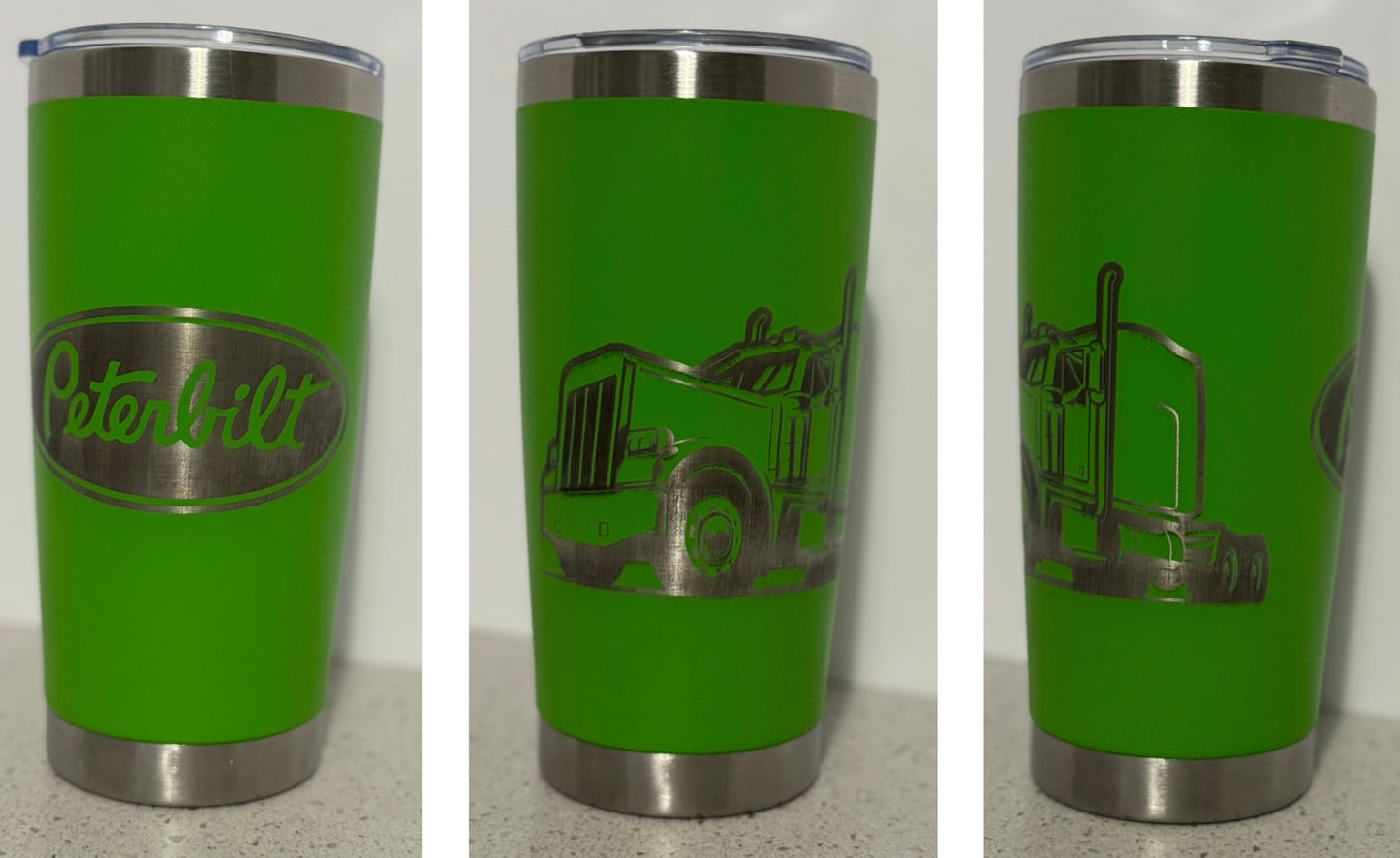 Laser Engraved 20oz Tumblers - Peterbilt